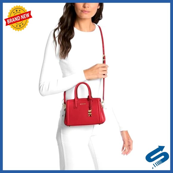 Extra Small Leather Crossbody Bag, Petite Satchel, Hands-Free Travel